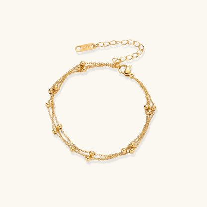 Gold Beaded Bracelet