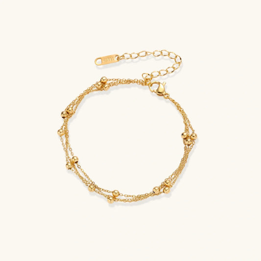 Gold Beaded Bracelet