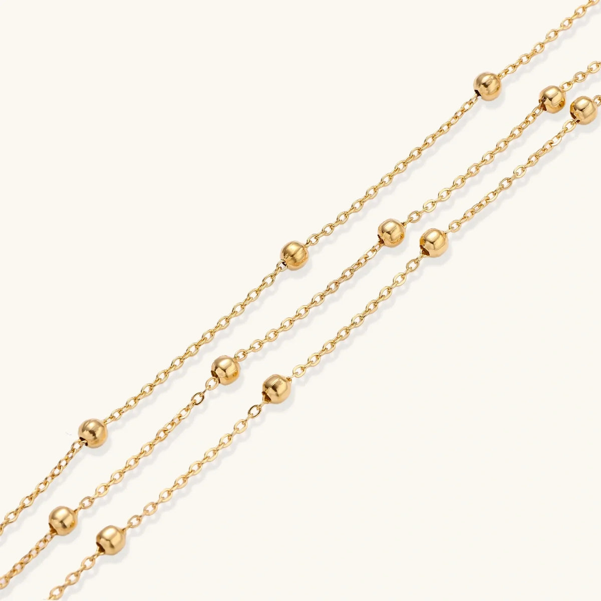 Gold Beaded Bracelet