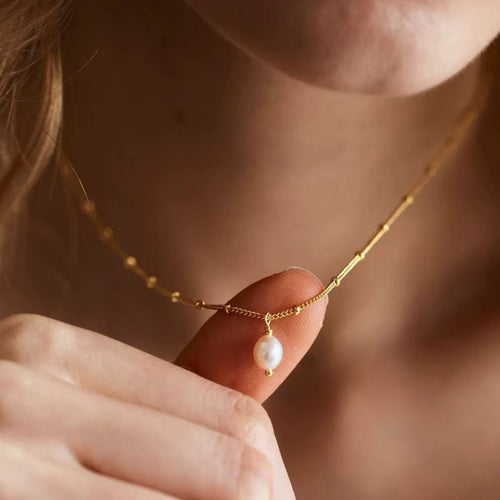 Dani Pearl Drop Necklace